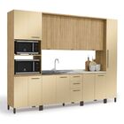 Cozinha Modulada Completa 3 10m 7pc Áurea Cb509 Kappesberg -
