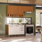 Cozinha Modulada Completa 3 Peças 7 Portas 2 Gavetas Com Balc