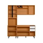 Cozinha Modulada Completa 3 Peças 9 Portas 2 Gavetas Com Cris