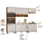 Cozinha Modulada Completa 5 Peças 12 Portas 2 Gavetas Com Bal