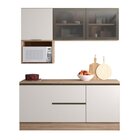 Cozinha Modulada Completa 5 Peças 5 Portas 3 Gavetas Com Port