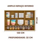 Cozinha Modulada Completa 5 Peças Freijó Off Acetinado Freijó