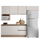Cozinha Modulada Completa 6 Peças 6 Portas 3 Gavetas Com Nich
