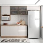 Cozinha Modulada Completa 6 Peças 6 Portas 3 Gavetas Com Port