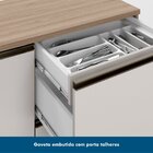 Cozinha Modulada Completa 6 Peças 6 Portas 3 Gavetas Com Port