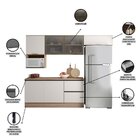 Cozinha Modulada Completa 6 Peças 6 Portas 3 Gavetas Com Port