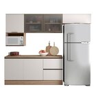 Cozinha Modulada Completa 6 Peças 6 Portas 3 Gavetas Com Port