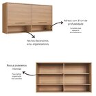 Cozinha Modulada Completa 6 Peças Com Cristaleira 12 Portas 3