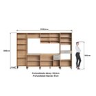 Cozinha Modulada Completa 6 Peças Com Cristaleira 12 Portas 3