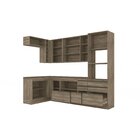 Cozinha Modulada Completa 7 Peças 10 Portas Com Torre Quente