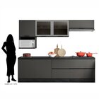 Cozinha Modulada Completa 7 Peças 7 Portas 4 Gavetas Com Balc