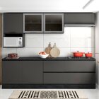 Cozinha Modulada Completa 7 Peças 7 Portas 4 Gavetas Com Balc