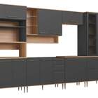 Cozinha Modulada Completa 7 Peças Com Torre De Fornos 359 6cm