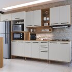 Cozinha Modulada Completa 9 Peças Com Torre Quente 13 Portas