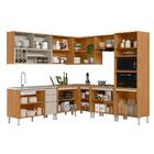 Cozinha Modulada Completa 9 Peças Nature Off White Flint Shop