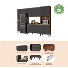 Cozinha Modulada Completa Com 5 Peças 13 Portas 2 Gavetas E T