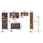 Cozinha Modulada Completa Com 5 Peças 8 Portas 3 Gavetas E Mi
