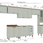 Cozinha Modulada Completa Com Aérea De Serviço Integrada 100%