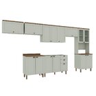 Cozinha Modulada Completa Com Aérea De Serviço Integrada 100%