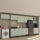 Cozinha Modulada Completa Com Aérea De Serviço Integrada 100%