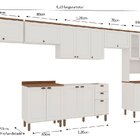 Cozinha Modulada Completa Com Aérea De Serviço Integrada 100%