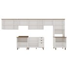 Cozinha Modulada Completa Com Aérea De Serviço Integrada 100%