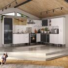 Cozinha Modulada Completa Com Armário E Balcão 10 Pçs Siena M