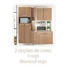 Cozinha Modulada Completa Com Tampo 6 Peças 13 Portas 5 Gavet