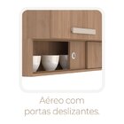 Cozinha Modulada Completa Com Tampo 6 Peças 13 Portas 5 Gavet