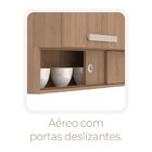 Cozinha Modulada Completa Com Tampo 7 Peças 14 Portas 3 Gavet