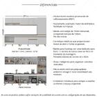 Cozinha Modulada Completa Compacta 5 Pçs Com Balcão Para Cook