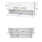 Cozinha Modulada Completa Compacta Torre Quente Armário Aéreo