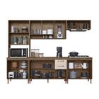 Cozinha Modulada Completa Fidelitá Berlim 5 Peças 270cm 13 Po