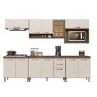 Cozinha Modulada Completa Fidelitá Berlim 6 Peças 280cm 12 Po