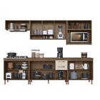 Cozinha Modulada Completa Fidelitá Berlim 6 Peças 280cm 12 Po