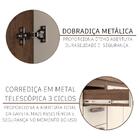 Cozinha Modulada Completa Fidelitá Berlim 7 Peças 536cm 18 Po