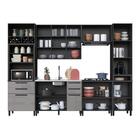 Cozinha Modulada Completa Fidelitá Mônaco 6 Peças 320cm 13 Po