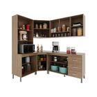 Cozinha Modulada Completa Fidelitá Paris 5 Peças 340cm 12 Por