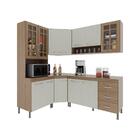 Cozinha Modulada Completa Fidelitá Paris 5 Peças 340cm 12 Por