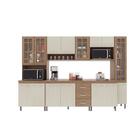 Cozinha Modulada Completa Fidelitá Paris 6 Peças 295cm 15 Por
