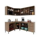Cozinha Modulada Completa Fidelitá Paris 6 Peças 340cm 12 Por