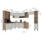 Cozinha Modulada Completa Fidelitá Paris 9 Peças 515cm 20 Por