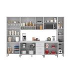 Cozinha Modulada Completa Fidelitá Viena 6 Peças 295cm 15 Por