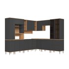 Cozinha Modulada Completa Isabelle 10 Peças Com Torre Quente