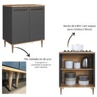 Cozinha Modulada Completa Isabelle 10 Peças Com Torre Quente