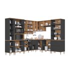 Cozinha Modulada Completa Isabelle 10 Peças Com Torre Quente