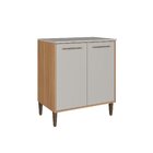 Cozinha Modulada Completa Jade 9 Peças Com Torre Quente Para