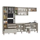 Cozinha Modulada Completa New 293x214 Cm Balcão Tampo Armário