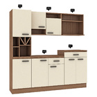 Cozinha Modulada Completa Select 205 Cm Balcão Forno Micro Ad