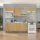 Cozinha Modulada Completa Sem Tampo 4 Peças 8 Portas 3 Gaveta